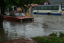 Fuerte temporal azotó Corrientes Capital