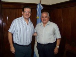 Visita protocolar del Cónsul del Perú al vicegobernador