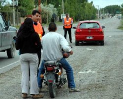 Intensos controles de tránsito en la ciudad