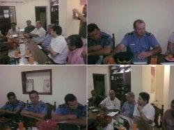 Alterats,López se reunieron con jefes de la policía local