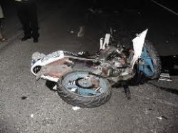 Accidente entre dos motocicletas