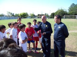 Boca Juniors probó jugadores en Saladas