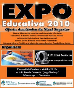 Expo Educativa 2010 en la Ciudad de Mburucuyá Corrientes