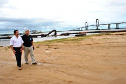 50 mil metros cúbicos  de arena son refulados en la Playa Arazatí II