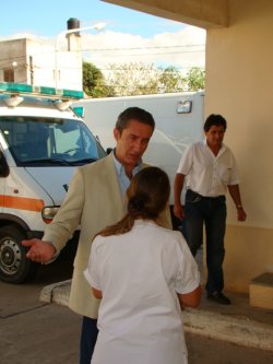 El Ministro Dindart presentó en Saladas a la brigada anti-dengue