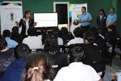 Educación vial: capacitan a adolescentes sobre normas de tránsito