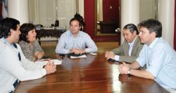 Camau se reunió con el diputado Luis Antonio Badaracco