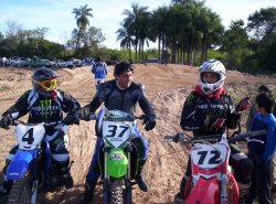 Gran exhibición de motocross en Saladas