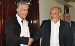 El Gobernador de San Luis visitó a Ricardo Colombi