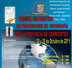 Preparan el 1º Encuentro de Profesores de Geografía