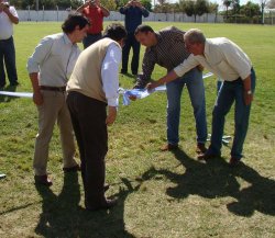 Quedo oficialmente habilitada la cancha del Polideportivo Municipal