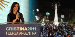 Cristina reelecta: “Lo único que quiero es seguir agrandando la Argentina”