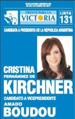 Cristina ganó en Saladas con el 78,39%