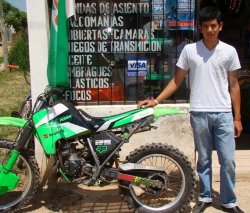 Julián Román, la nueva promesa del motociclismo saladeño