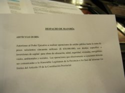 La Cámara de Diputados otorgó media sanción al Presupuesto 2012 con modificación