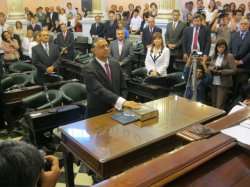 Pedro Cassani fue reelecto como Presidente de la Cámara de Diputados