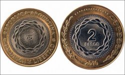 Desde hoy ponen en circulación a la nueva moneda de 2 pesos
