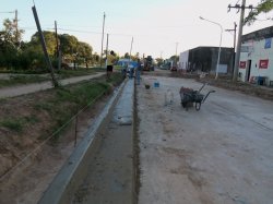 Avanza la Mega-Obra de pavimentación en calle Cabral