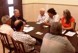 Integrantes de la Mesa Provincial de Tierras se reunieron con el Arzobispo de Corrientes