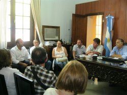 Autoridades del Ente Regulador y de Aguas de Corrientes SA en Diputados