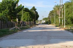 Finiquitan la primera etapa de pavimentación de calle Cabral