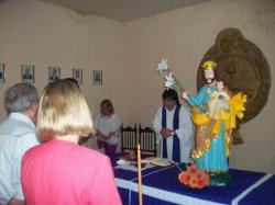 San José visitó la Municipalidad de Saladas, con celebración de Misa