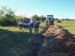 Histórica obra de extensión de agua potable en Pago Arias Saladas