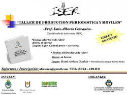 Importante Taller de Producción Periodística y de Móviles de Exteriores