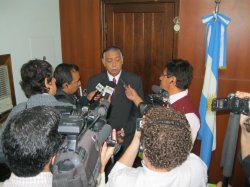 El Presidente de Diputados dialogó con Monseñor Andrés