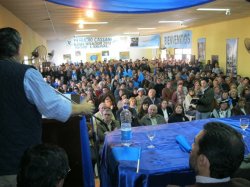 Imponente acto del Partido Liberal en San Luis del Palmar