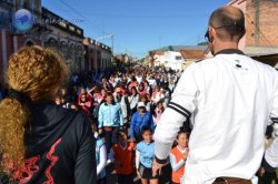 Más de un millar de personas fueron parte de la Marcha Olímpica “Ciudad de Saladas”