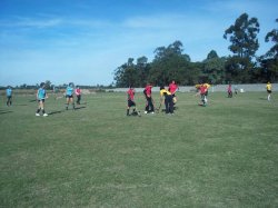 Encuentro de equipos de Hockey en San Lorenzo