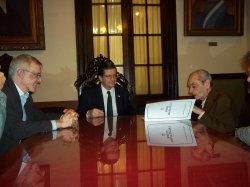Braillard Poccard distinguió al maestro Sergio Baccay