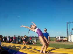 El Gimnasio “Equilibrio” y una excelente exhibición en Saladas