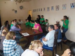 Concejales de la oposición se reunieron con Alterats tras el temporal que afectó a Saladas