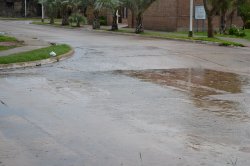 En Saladas la lluvia no para y hay barrios anegados nuevamente