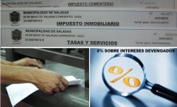 Pago anual anticipado de tributos municipales en Saladas con descuentos del 30%