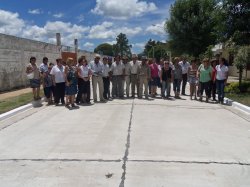 Se habilitaron nuevas cuadras pavimentadas en Saladas