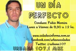 El lunes 28 Fabio Moreira vuelve a la mañana de Urbana 107.1