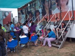 Operativo sanitario gratuito con camiones de Nación en Saladas