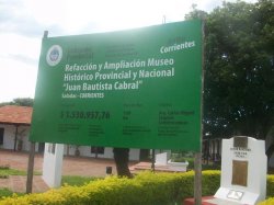 El Museo de Saladas cerrado por paredes caídas e innumerables goteras