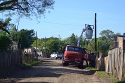 Iluminación pública para los barrios San Lorencito y Los Pumas en Saladas