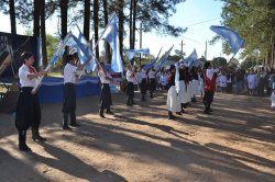 El General San Martín, fue homenajeado por el pueblo saladeño