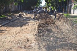 Se pavimentará una nueva cuadra en Saladas