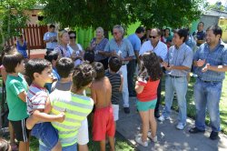 Se inauguraron nuevos juegos en la plazoleta del barrio Don Bosco de Saladas