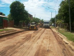 El municipio saladeño pavimentará 2 cuadras de calle Pellegrini