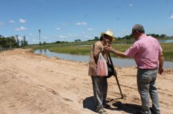 El intendente Herrero recorrió obras ejecutadas en Saladas