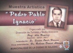 Exitosa muestra artística "Pedro Pablo Ignacio" en Saladas