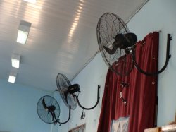 Instalaron ventiladores industriales en la Escuela Técnica de Saladas