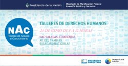 Importante curso de Derechos Humanos en el NAC Saladas